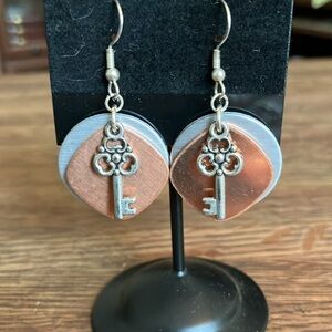 Key to the Future Graduation Earrings